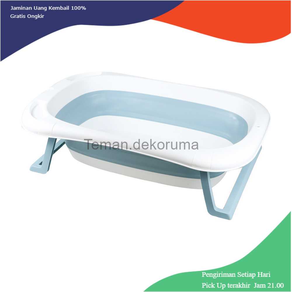 TD-REN BABYINNER Bak Mandi Bayi Lipat Foldable Baby Bathtub 82x50 cm - BZ-201