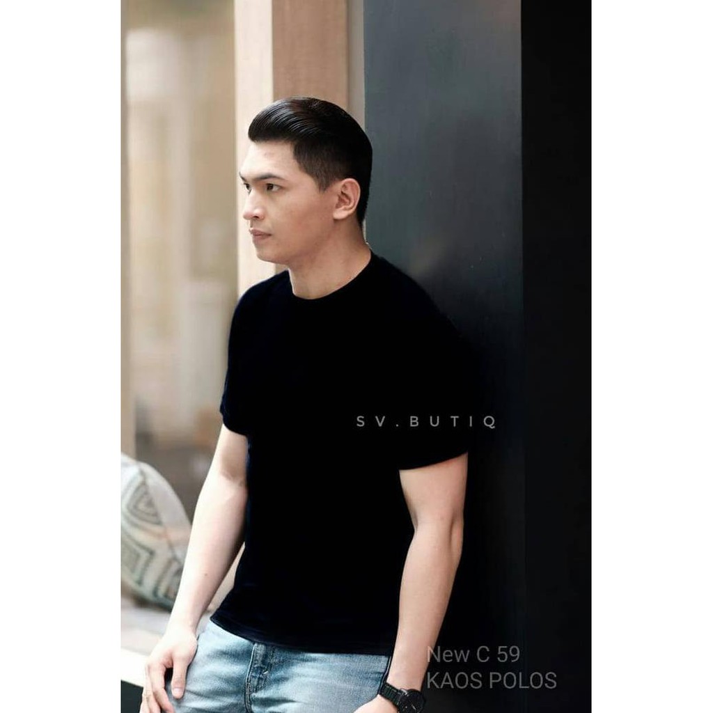 Barang Berkualitas Kaos Polos Cotton New C59 MURAH
