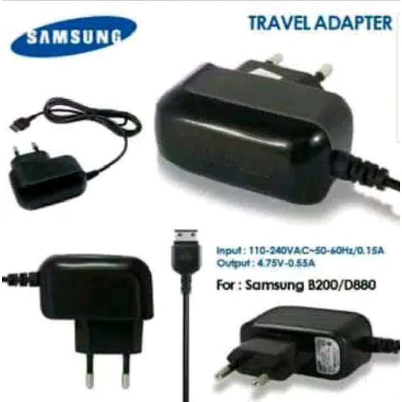 TRAVEL CHARGER SAMSUNG JADUL CESAN D880 E1080 B200 G600 E1195 LIPAT CHARGER CARGER CASAN CAS