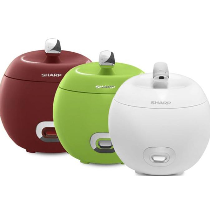 NEW / Rice Cooker Sharp KS-P8MY | Magic com KSP8MY RD WH GR apel KSP-8MY - Merah, TANPA BUBBLE /