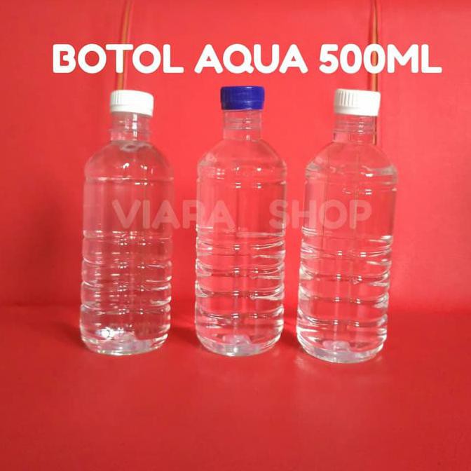 BOTOL AQUA 500ML - BOTOL JUS - BOTOL MINUM - BOTOL PLASTIK 500CC
