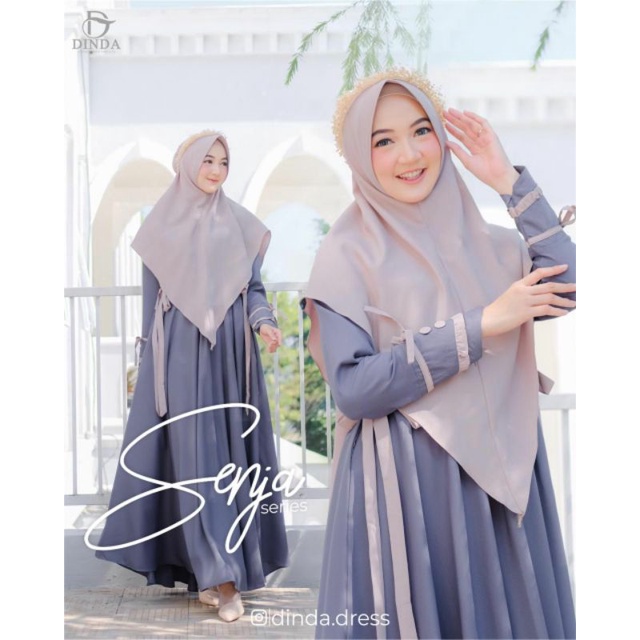 GAMIS SENJA BY DINDA/GAMIS LEBARAN POLOS BRANDED/GAMIS MURAH BERKUALITAS/OTODD/GAMIS KAFTAN/GAMIS RE