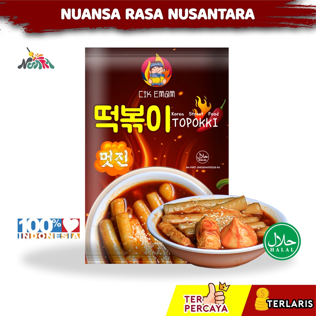 

[ TERLARIS & TERPERCAYA ] CIK EMAM - Topokki Korean Street Food Tteokbokki Tteok Rabokki Halal COD 1
