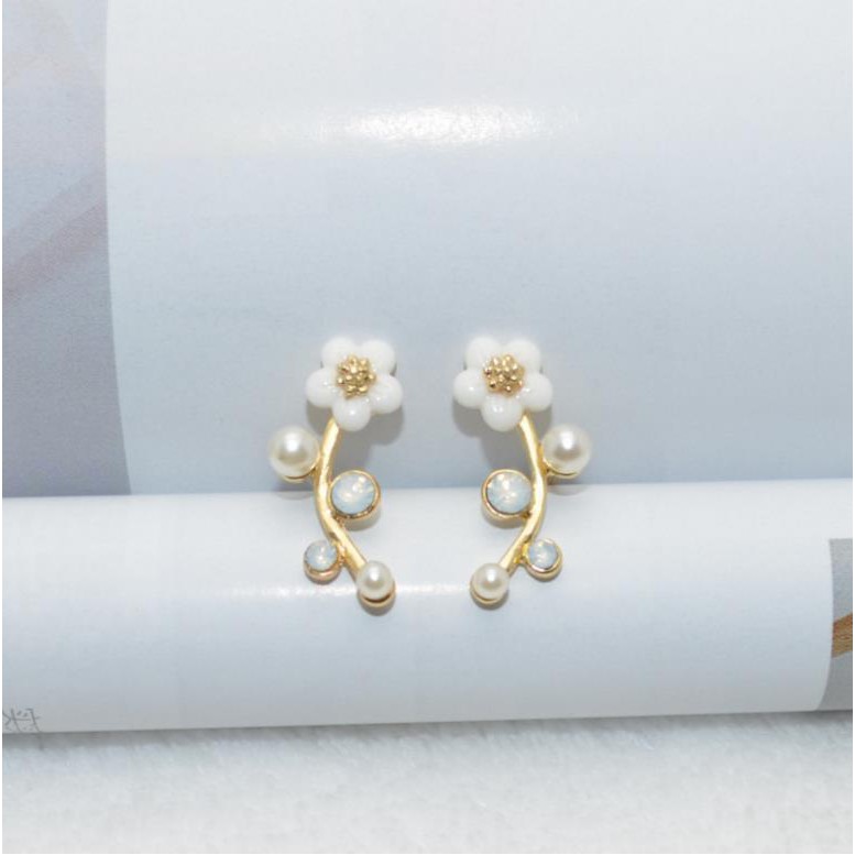 ★ODS★ FA45 Anting Tusuk Korea Earrings Import Motif Bunga