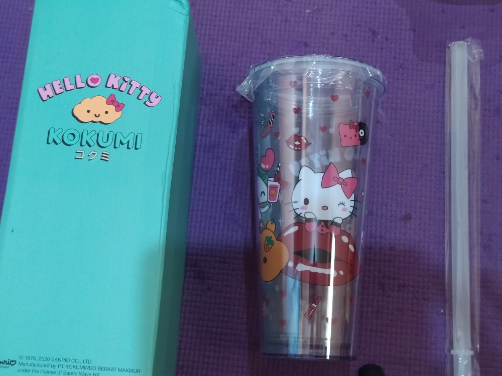 Tumbler Acrylic Hellokitty X Kokumi