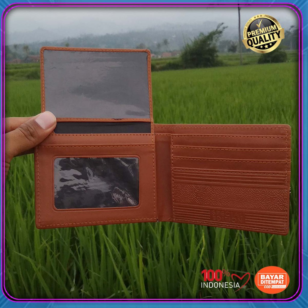 AMT Cloth's Fashion Dompet Pria distro Bahan Kulit PVC Premium Synthetic Leather