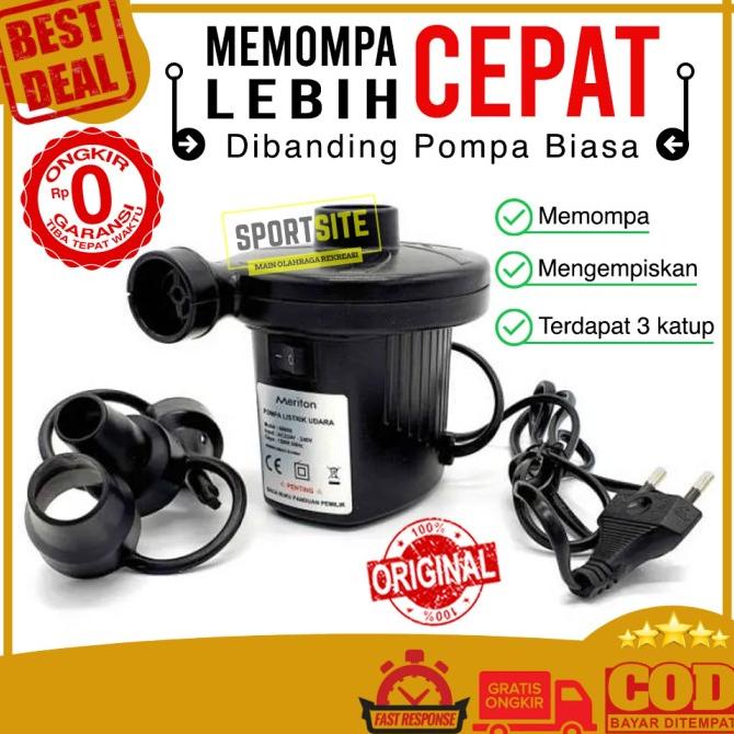Meriton Electric Pump Angin Kasur/Kolam 66688