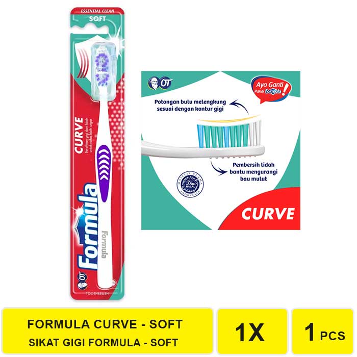 FORMULA CURVE SIKAT GIGI CONFIDENT - SOFT.