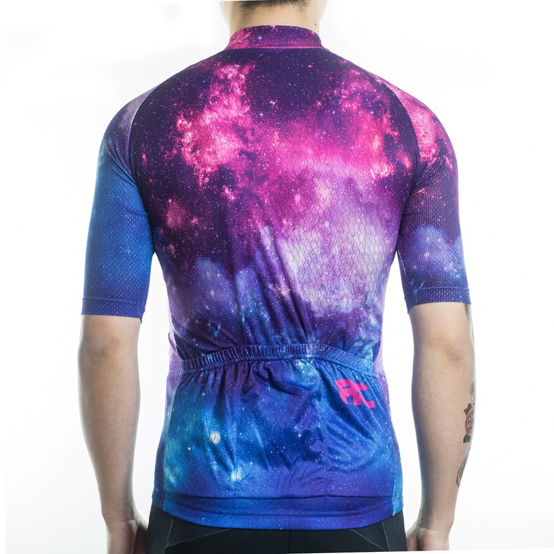 Jersey Sepeda Racmmer Colorful Galaxy