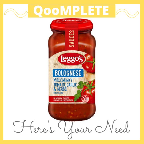 

Leggos Bolognese Potato, Garlic and herbs/ Pasta sauce Bolognese 500gr