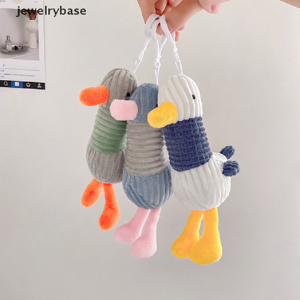 (jewelrybase) Gantungan Kunci Bentuk Boneka Plush Bebek Lucu