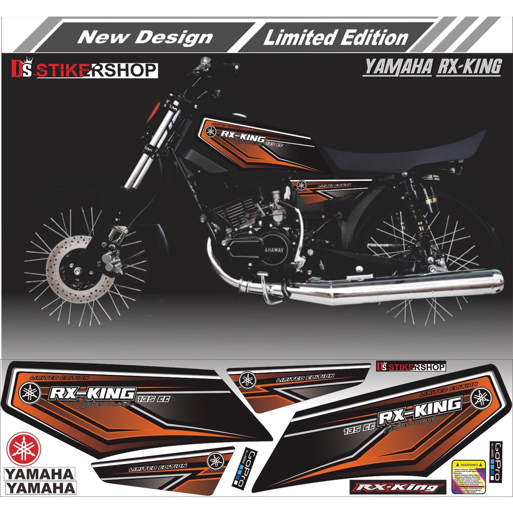 STRIPING RX KING VARIASI/STRIPING RX KING VARIASI SIMPLE/MODIFIKASI RX KING WARNA OREN