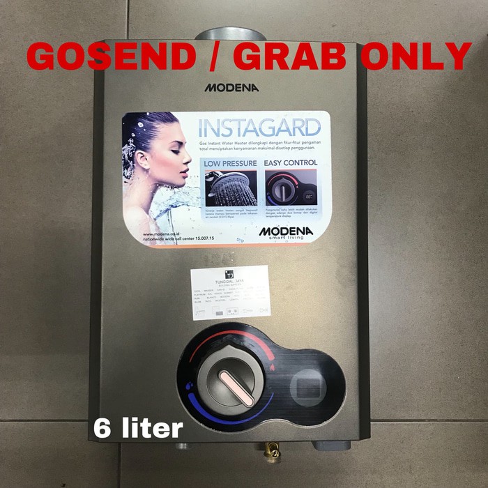 Dijual Water Heater Gas MODENA GI0620B / Water Heater / Pemanas Air Terlaris
