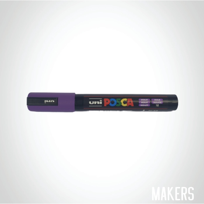 

(DISKON TERMURAH) Uni POSCA PC-5M Marker Pen - Medium Tip - Violet