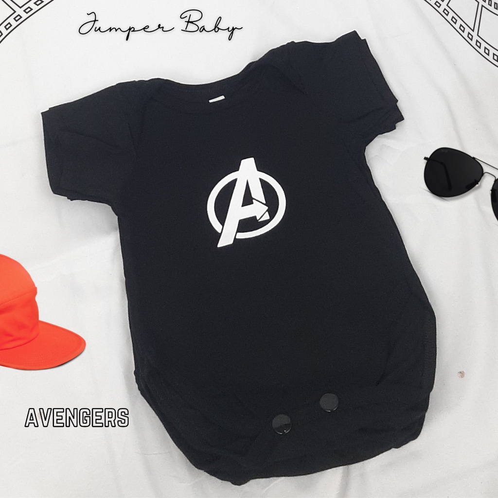 Baju bayi baby laki laki perempuan newborn baru lahir jumper jumpsuit bayi Karakter AVENGER