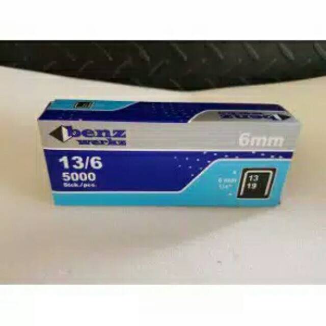 

Isi Staples Benz 6mm 13/6, Stalpes Tembak Jok Benz R23 5000pcs