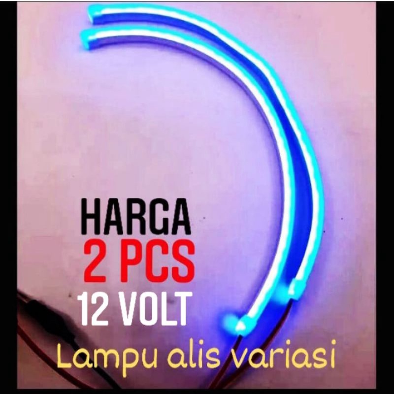 lampu Alis variasi ( ICE BLUE ) 30cm Harga 2 biji