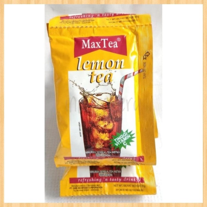 

MAXTEA LEMON TEA 25GR RENCENG