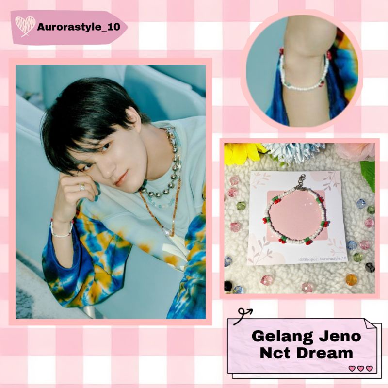 NCT Jeno Bead Accessories / Aksesoris Manik Jeno NCT / Kalung / Gelang / Cincin / Korean Style