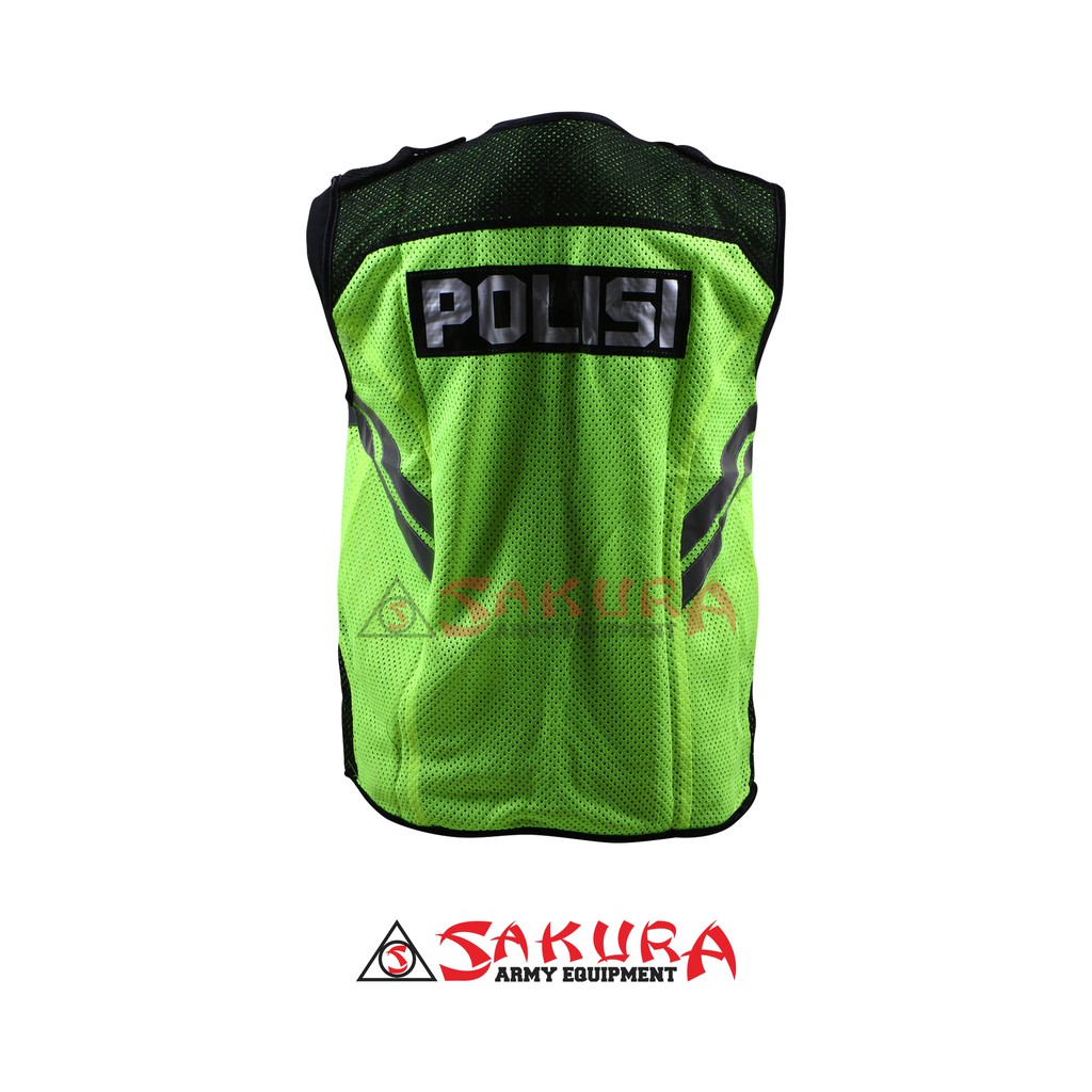 Rompi Rusuk Polisi Warna Hijau Rompi Jaring Polisi