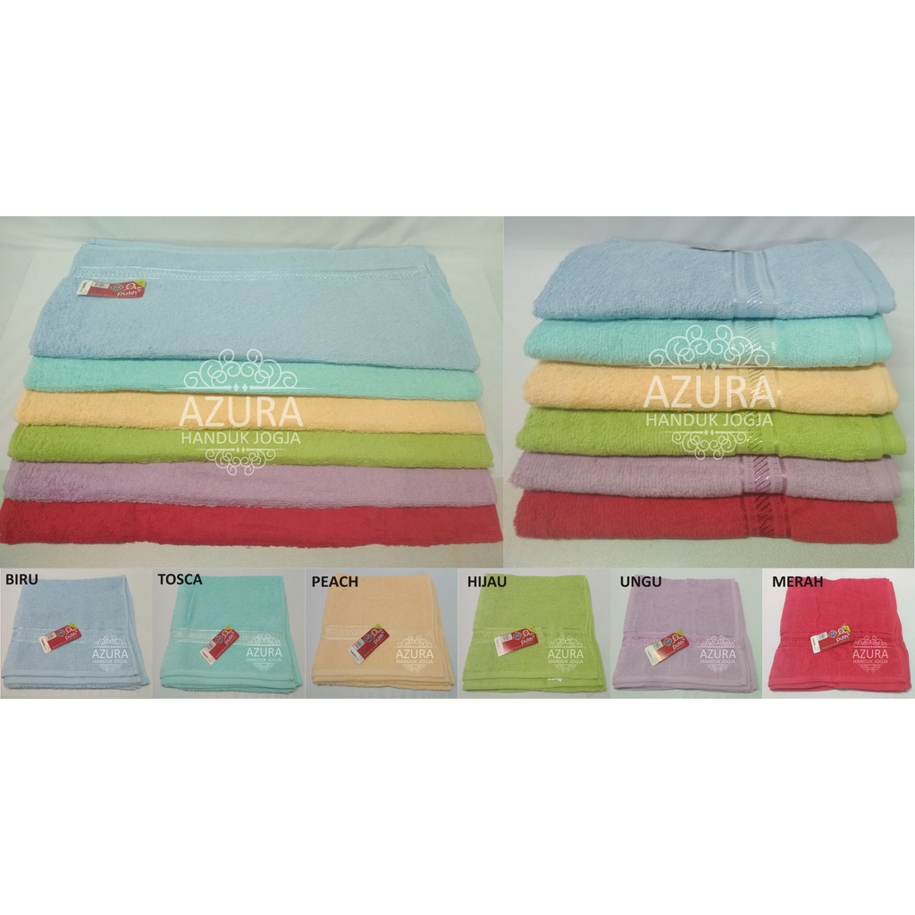 Handuk Merah Putih 100x50 Polos Handuk Mandi Medium Handuk Sedang Handuk Salon Barber Towel Handuk M