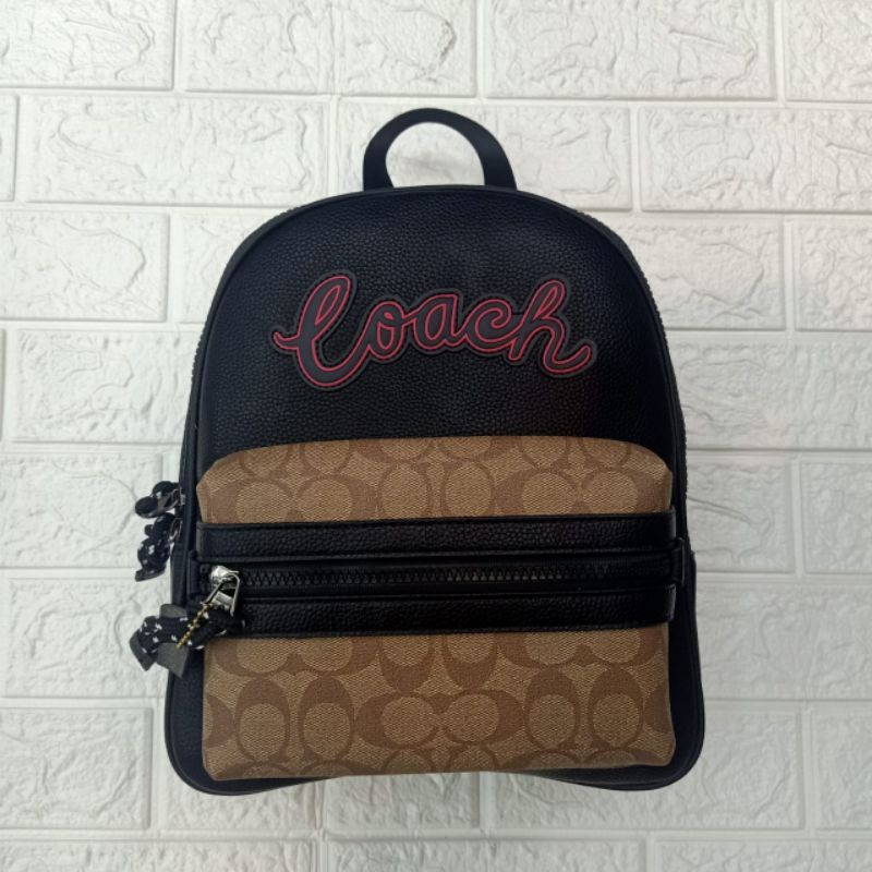 Tas Ransel Coach Vale With Signature Canvas