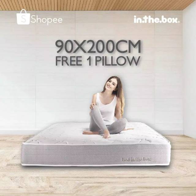 Spring bed 90x200 inthebox