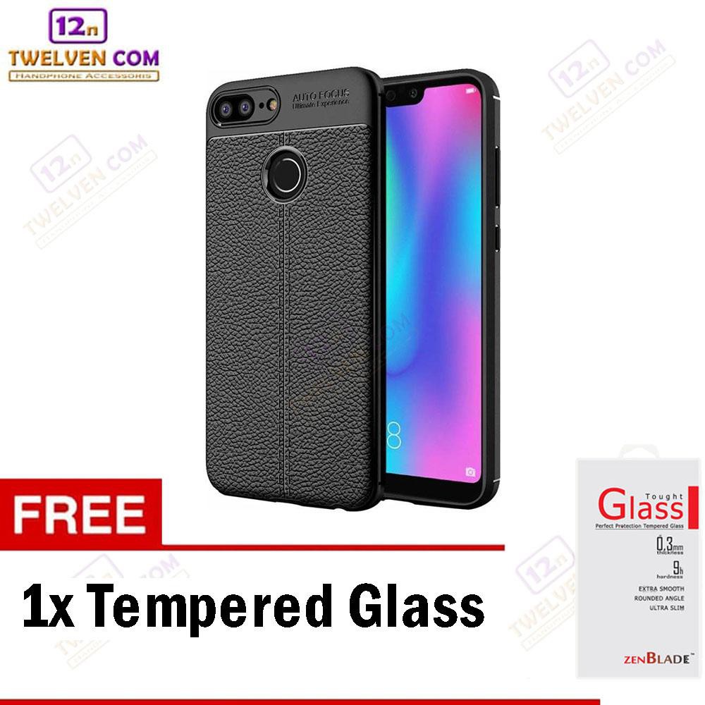 Case Auto Focus Softcase Casing for Oppo Realme 2 - Hitam + Free Tempered Glass