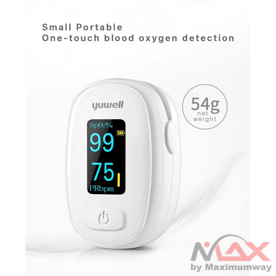 Yuwell Alat Pengukur Detak Jantung Oksigen Pulse Oximeter - YX306 Warna Putih