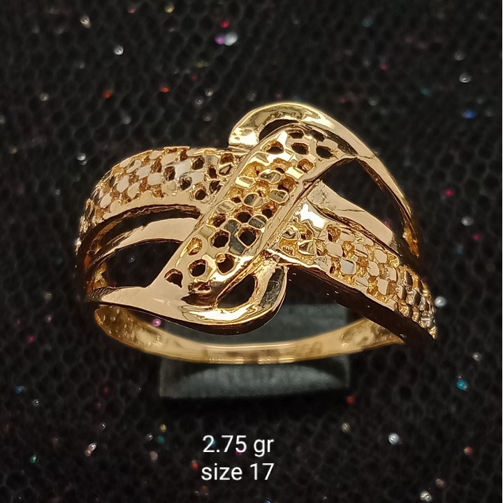 Cincin Emas 17K - 2.75 gr Kadar 750 - 1171