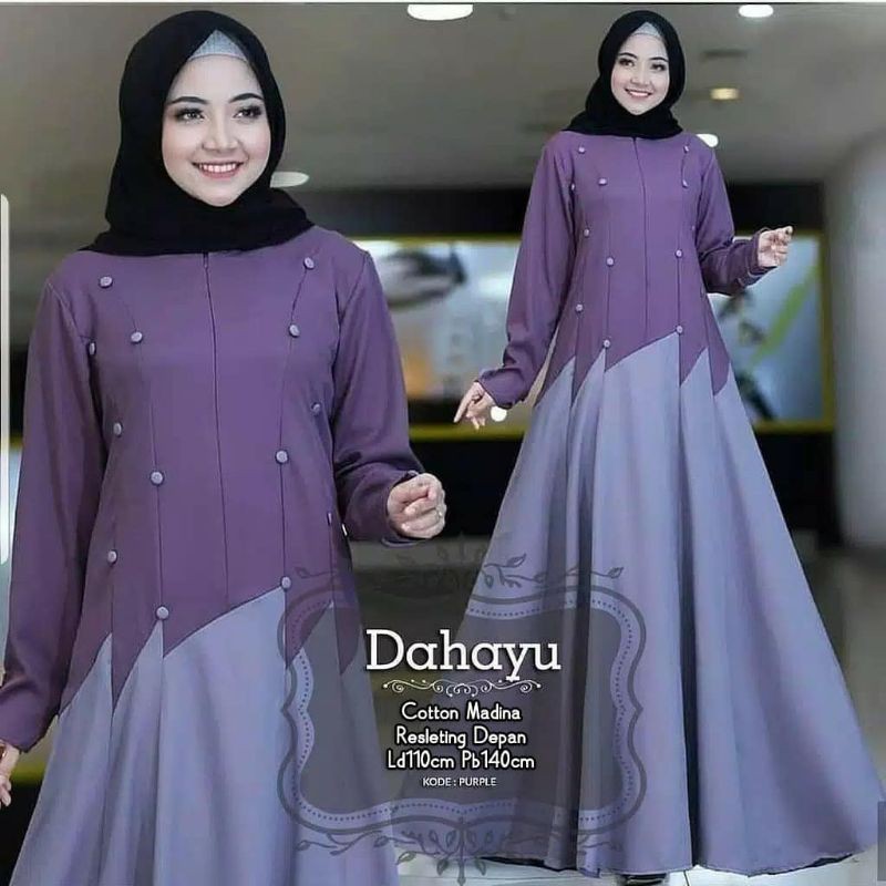 Gamis maxy dahayu katun madina