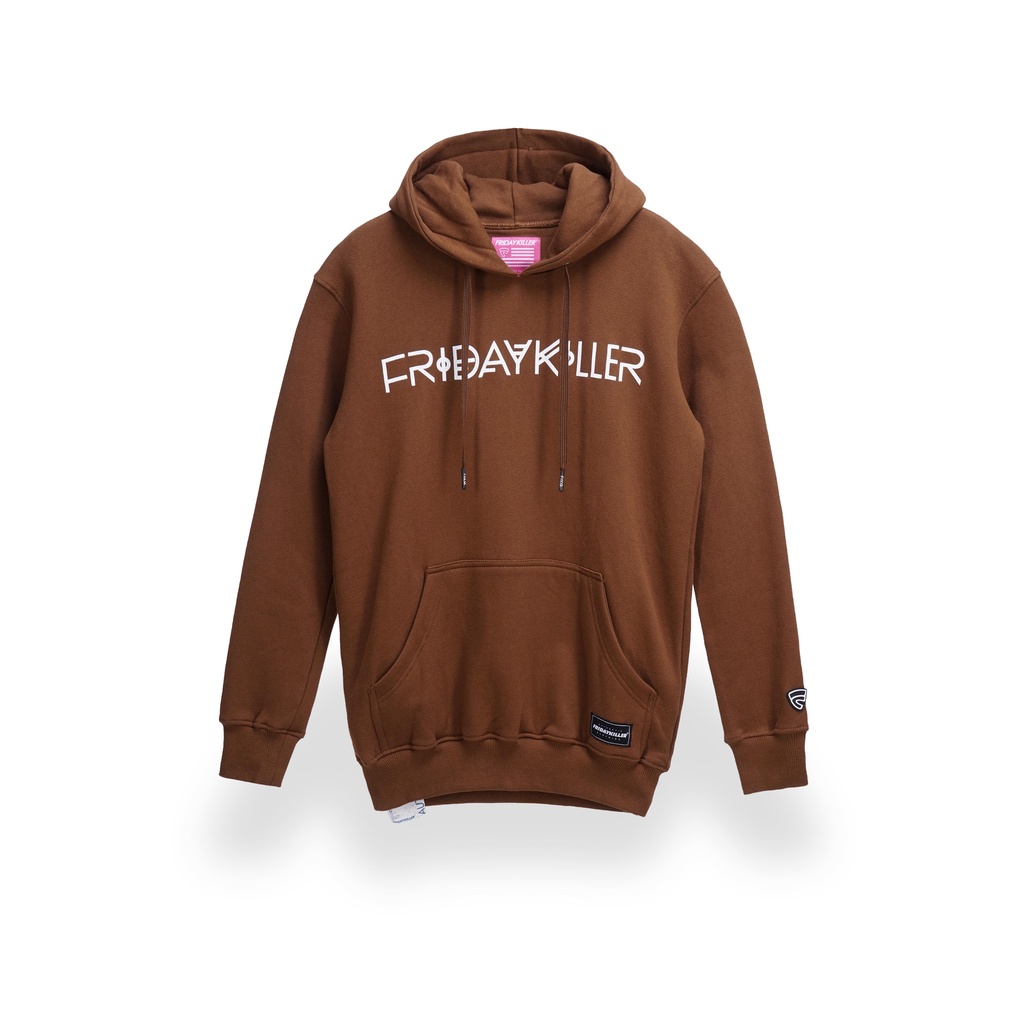 JAKET HOODIE FRIDAY KILLER | THE FELON BROWN HOODIE