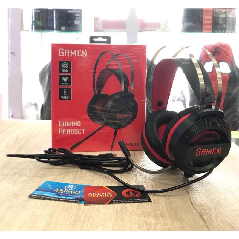 Headset GAMEN GH1000 BLACK