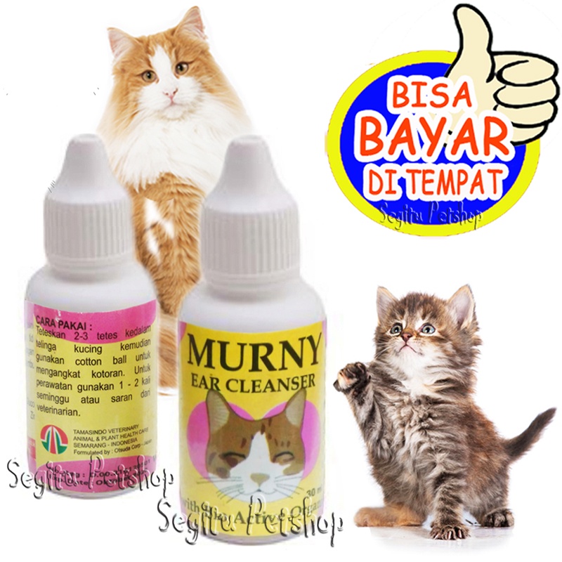 Obat Tetes Telinga Pembersih Kuping Kucing Kitten Murny