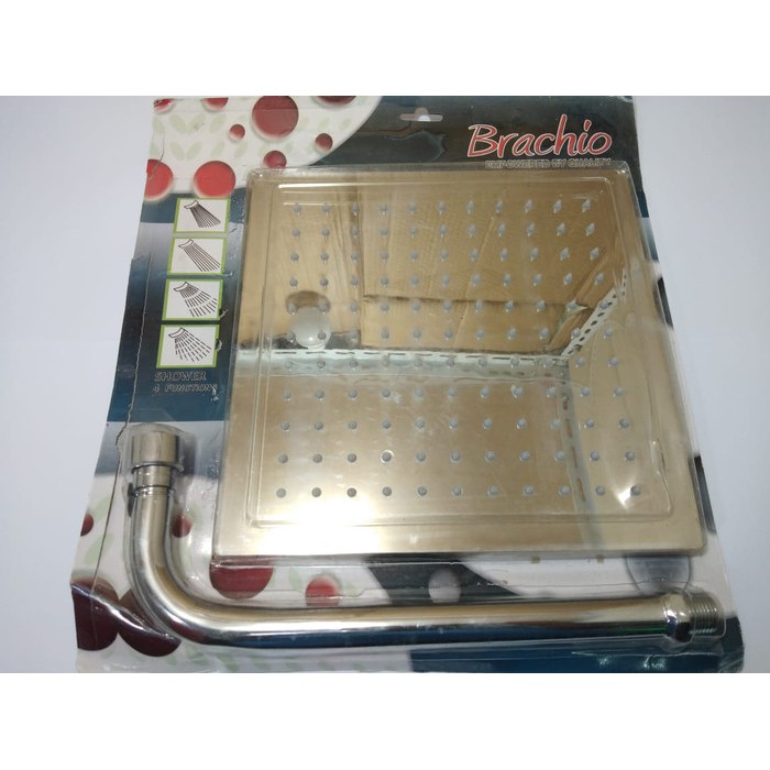 Shower tanam Petak Minimalis 10&quot; inch = 25cm brachio