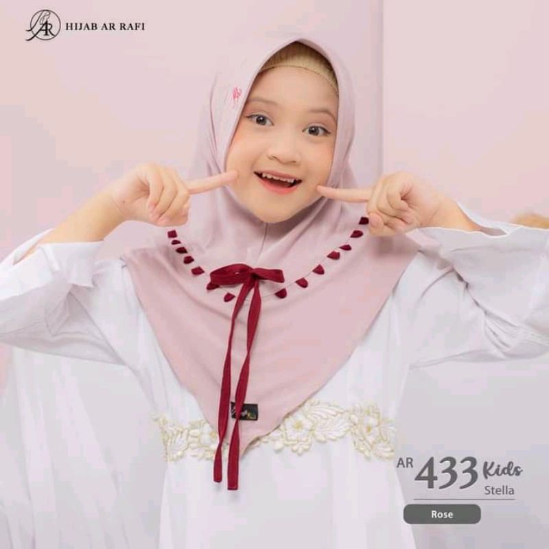 AR arrafi 433 kids hijab arrafi krudung arrafi hijab brended bergo arrafi  bergo daily arrafi hijab 