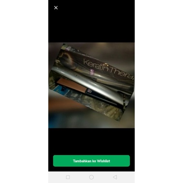 Catok rambut Remington teraphy