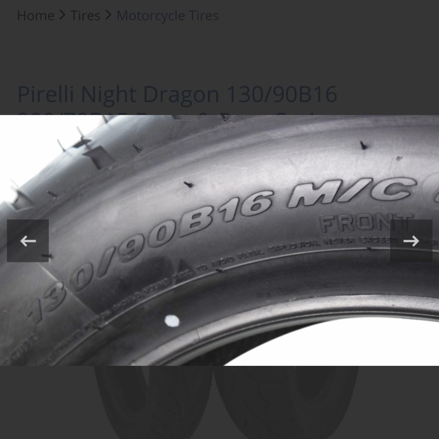 PIRELLI IMPORT EROPA NIGHT DRAGON 130/90/16 NdragF