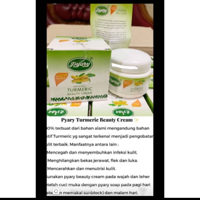Pyary turmeric beauty cream