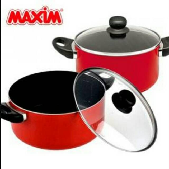 MAXIM Valentino Panci Teflon Anti Lengket 20 cm Dutch Oven