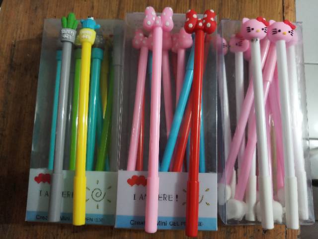 Pulpen Gel Fancy Karakter Lucu