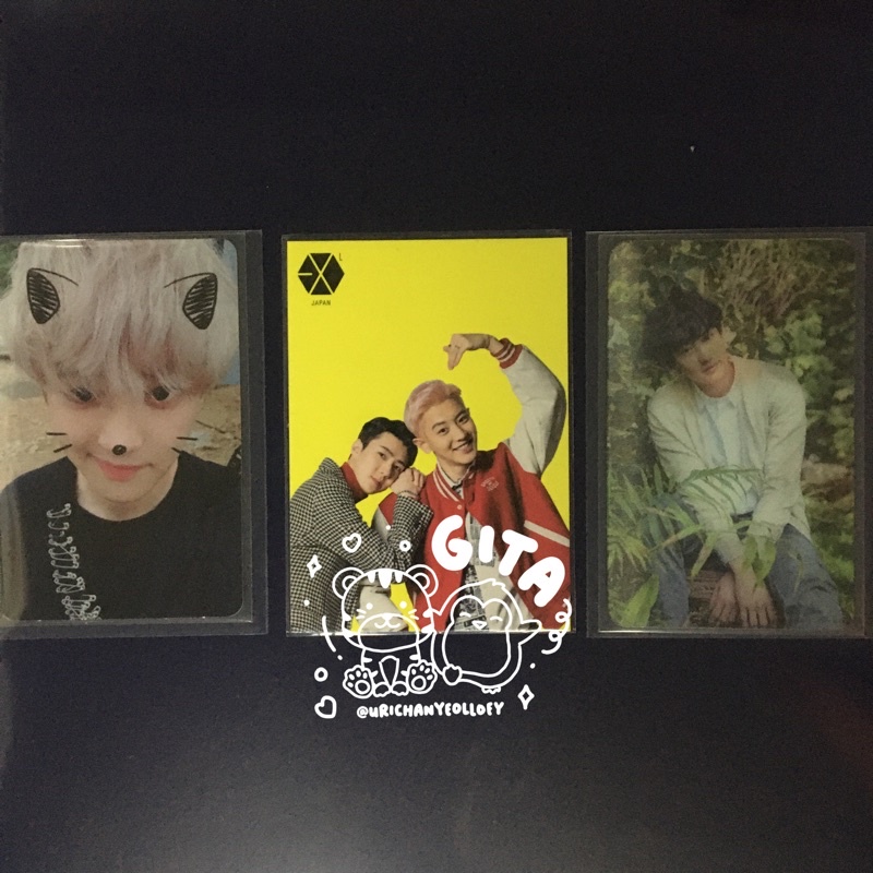 EXO Chanyeol EXO-SC Japan Special Event, Tempo Moderato, Nature Republic Lenticular 2 Photocard / PC