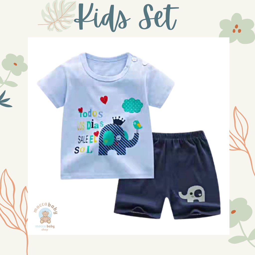 MBSS Baju bayi import stelan bayi karakter 0-2 tahun | setelan bayi | baju bayi laki laki / PENDEK H5 part1