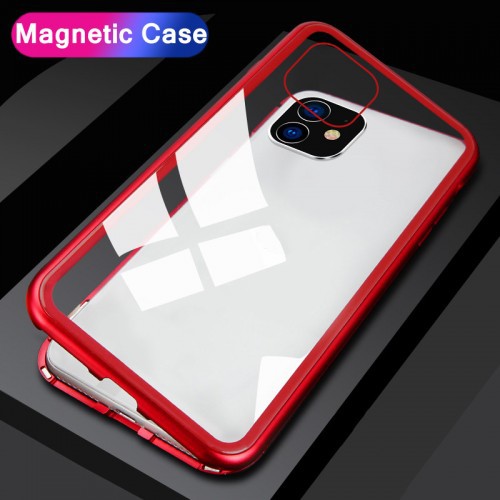 IPHONE 11 IPHONE 11 Pro IPHONE 11 PRO Max Case Handphone Slim Magnetic Glass Casing iPhone Slim Magnetic Glass Coverage Case iPhone Slim Glass Magnetic