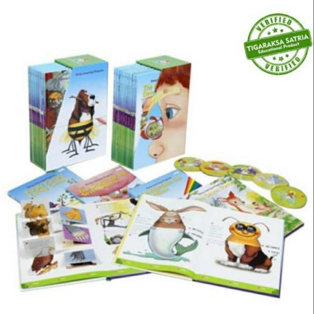 SALE ETL Learning Interactive Books Cakrawala Pengetahuan Dasar [15 Buku/ 5 CD Room]