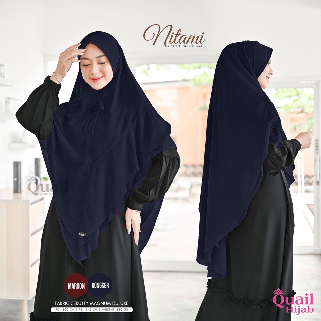 Quail Hijab - NITAMI CASUAL KHIMAR