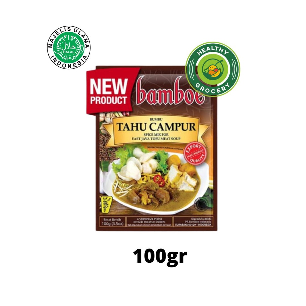 Bamboe Bumbu Racik / Bumbu Masak Instant all Varian 60gr / TOM YUM/ TOMYUM / TOM YAM / TOMYAM Thailand HALAL