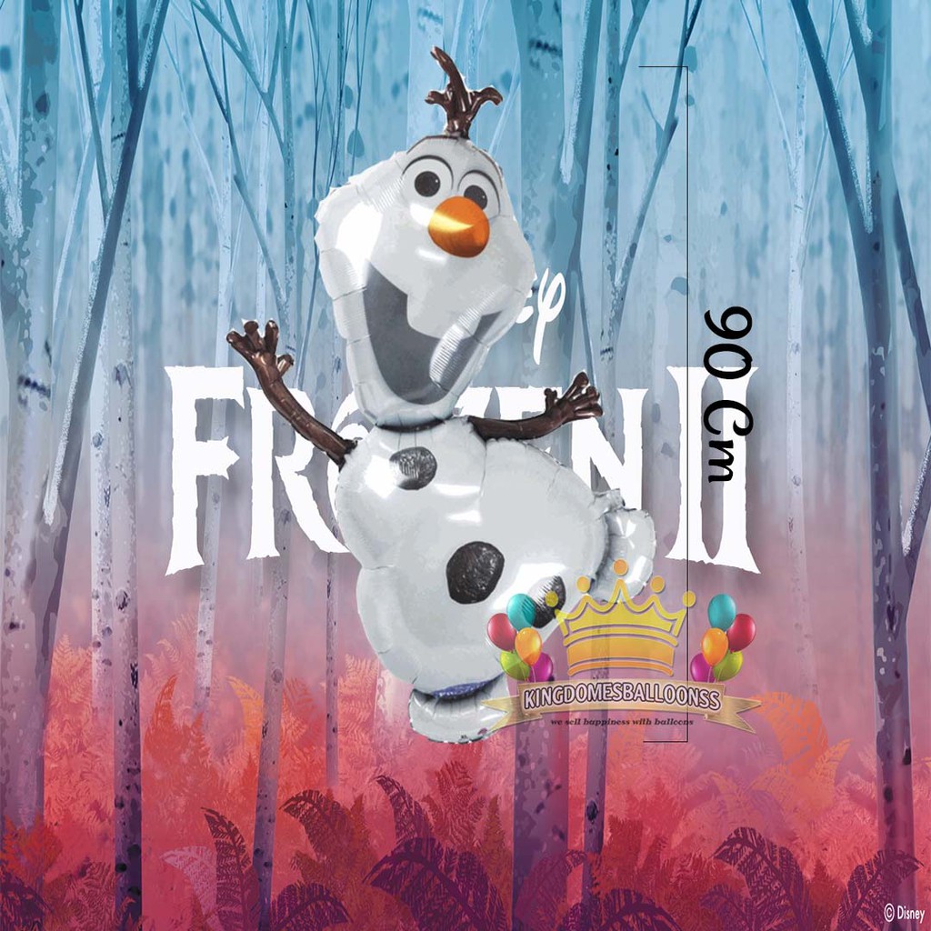 Balon Foil Dekorasi ulang Tahun Olaf | Frozen | Frozen 2