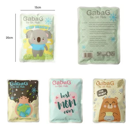 Gabag Kids ICE GEL Pack 500gr - Polos / Koala / Best Mom / Honey Bear / Mother Earth