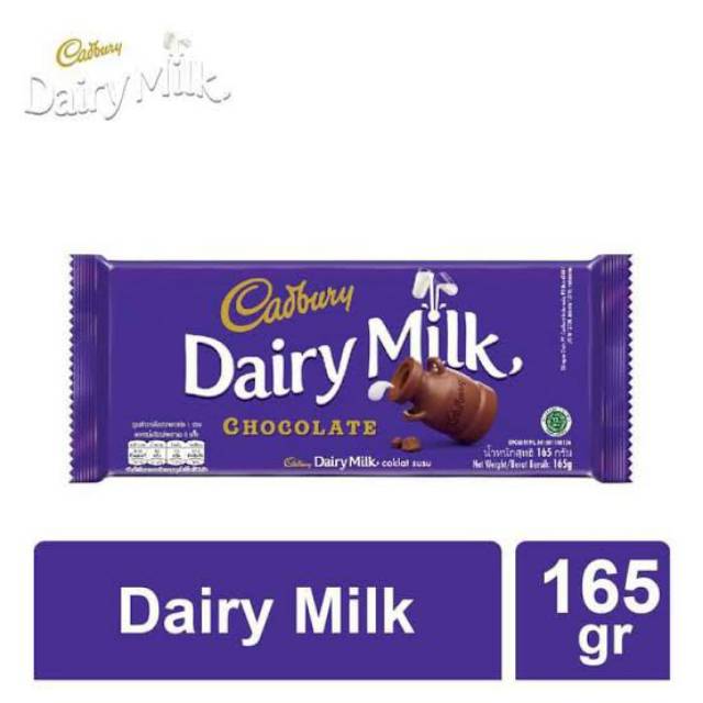 

Cadbury Dairy Milk Chocolate 165 gram - Grosir Cokelat Cadbury Murah - Kitkat